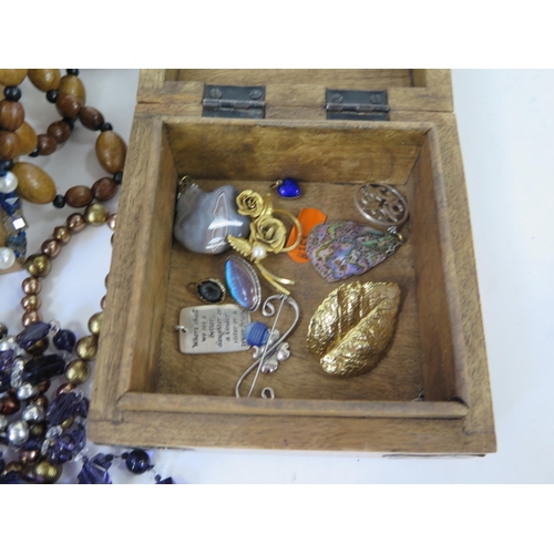 125 - A Selection of Silver and Costume Jewellery, etc.