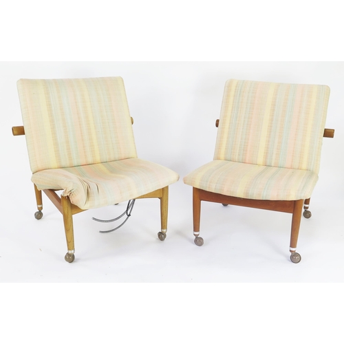 1319 - A pair of mid-century Danish design 'Japan' chairs by Finn Juhl for France & Daverkosen, predecessor...