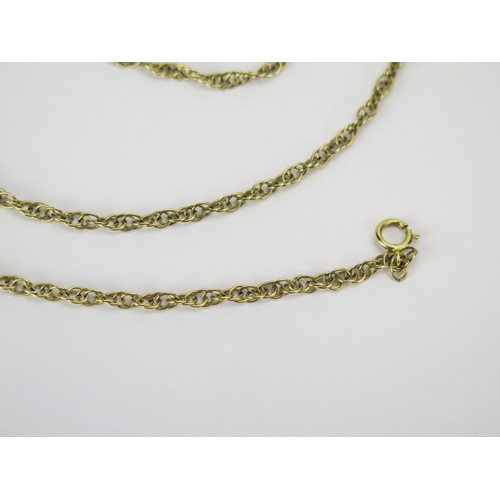 26 - A 9ct Gold Necklace, 61.5cm, CCM mark, 6.47g