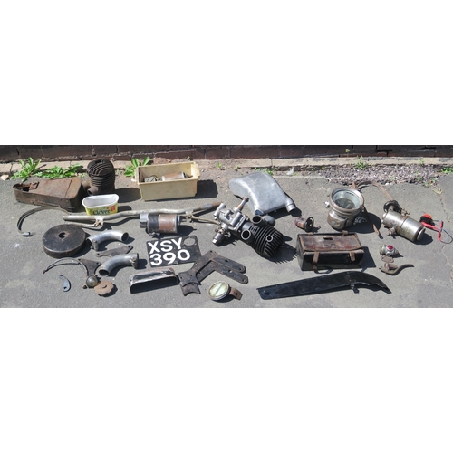 1335 - 1932 Coventry Eagle Silent Superb Motorbike with complete set of acetylene lights, documents include... 