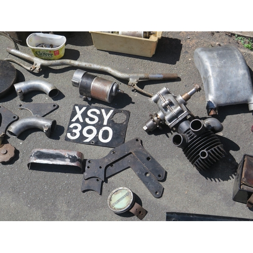 1335 - 1932 Coventry Eagle Silent Superb Motorbike with complete set of acetylene lights, documents include... 