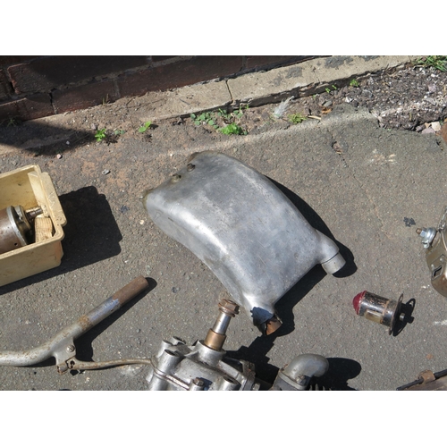 1335 - 1932 Coventry Eagle Silent Superb Motorbike with complete set of acetylene lights, documents include... 