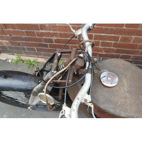 1335 - 1932 Coventry Eagle Silent Superb Motorbike with complete set of acetylene lights, documents include... 