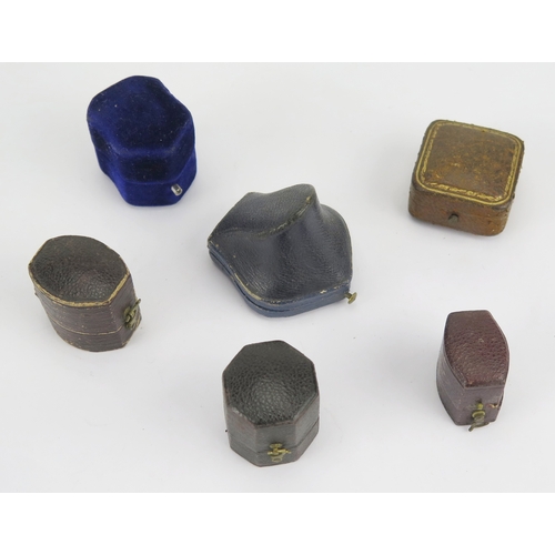 31 - 19th Century and later Ring Boxes, three named (6)