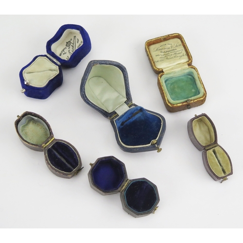 31 - 19th Century and later Ring Boxes, three named (6)