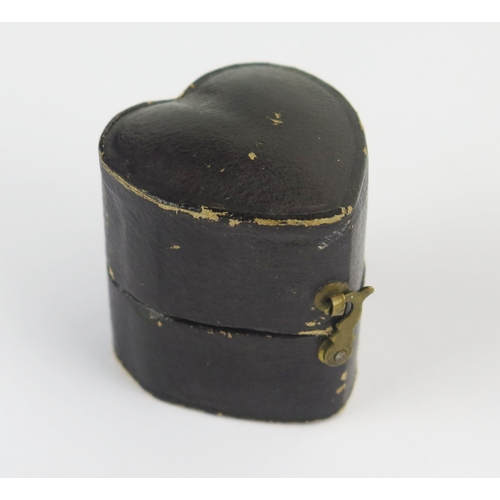 331 - Georgian Diamond Ring set in 18th yellow gold with scroll decoration to the shoulders, c. 8.55x5.55m... 