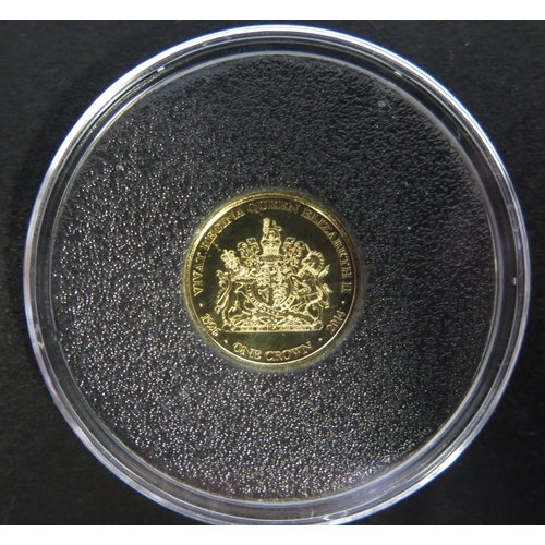 Jubilee Mint The Queen's 88th Birthday Solid Gold Coin, 1g of 9ct with COA