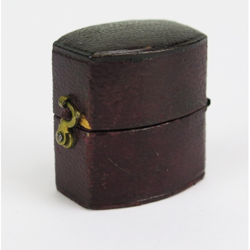 10 - Antique ruby and rose cut diamond ring in an 18ct yellow gold setting, size O.5, part hallmarks, 1.6... 