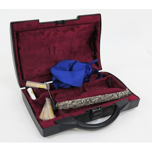 1255 - Boosey & Hawkes 'The Symphony Imperial' Model 1010 Clarinet Pair, assumed keys of A and Bb, lengths ... 