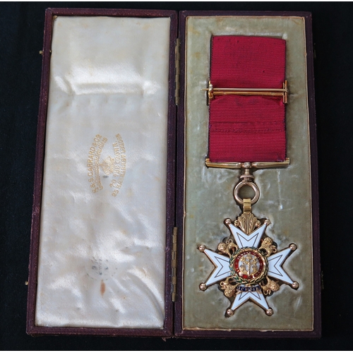 6 - *WITHDRAWN* Star for the Order of Bath in 18ct gold and enamel, sold in original R&S Garrard & Co. f... 