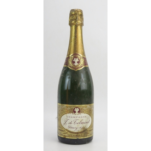 1061 - J de Telmont champagne 750ml.
ALCOHOL IS SOLD FOR OFF-PERMISES CONSUMPTION ONLY, AND PROOF OF AGE MA... 
