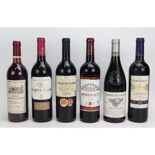 1074 - Selection of interesting red wines including 2006 Terres De Galets 75cl, 2008 Vinedos Barrihuelo Rio... 