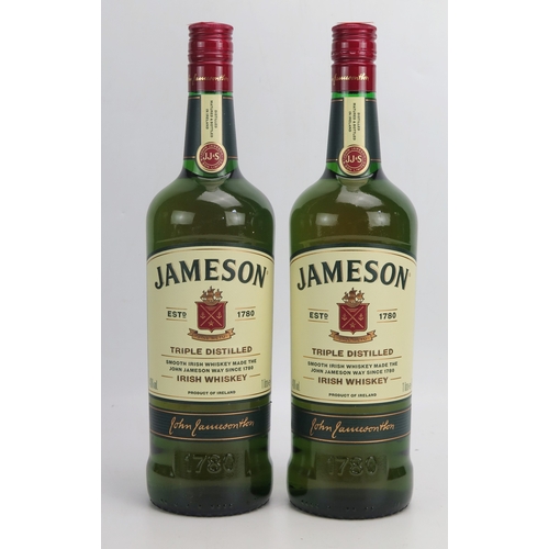 1091 - Two bottles of Jameson Irish Whiskey 1Lt (2).
ALCOHOL IS SOLD FOR OFF-PERMISES CONSUMPTION ONLY, AND... 