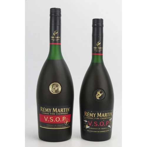 1094 - Remy Martin cognac fine champagne V.S.O.P 1Lt and a bottle of Remy Martin V.S.O.P 700ml.
ALCOHOL IS ... 