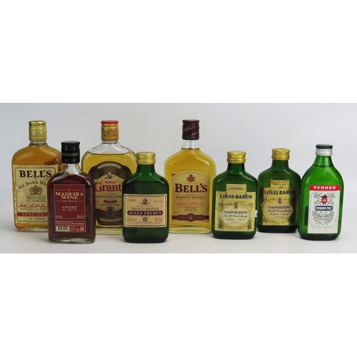 1095 - Selection of Sprits including 2 x Bells Scotch Whisky 35cl, Grant's Whisky 35cl, 2 x Louis Barton Na... 