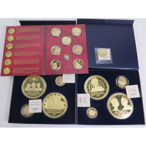 651 - Collector's coins including a 0.5g .9999 gold QEII commemorative