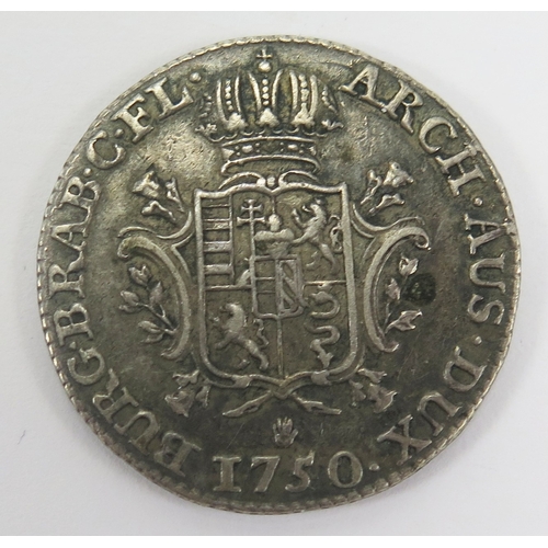 655 - Maria Theresa 1750 half ducaton