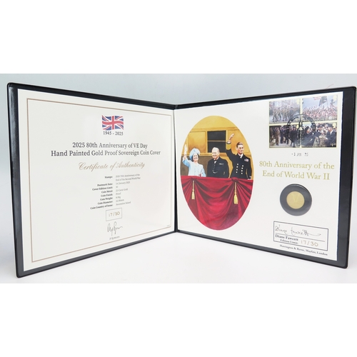 673 - Harrington & Byrne 2025 80th Anniversary of VE Day Coin Cover