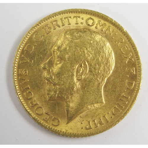 690 - George V 1912 gold sovereign
