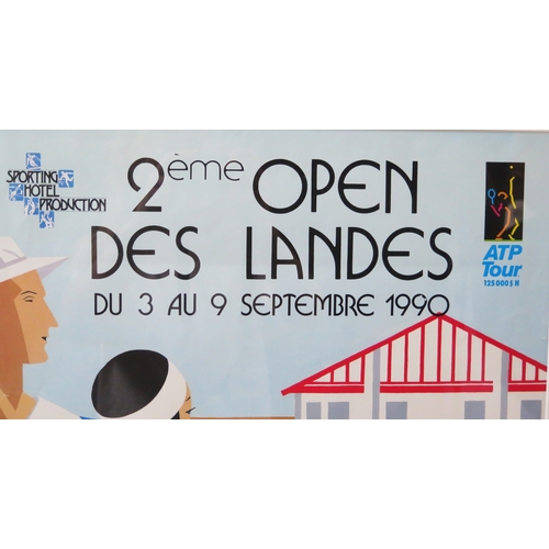 19B - A tennis advertising poster 
