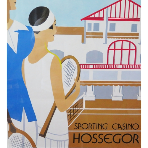 19B - A tennis advertising poster 