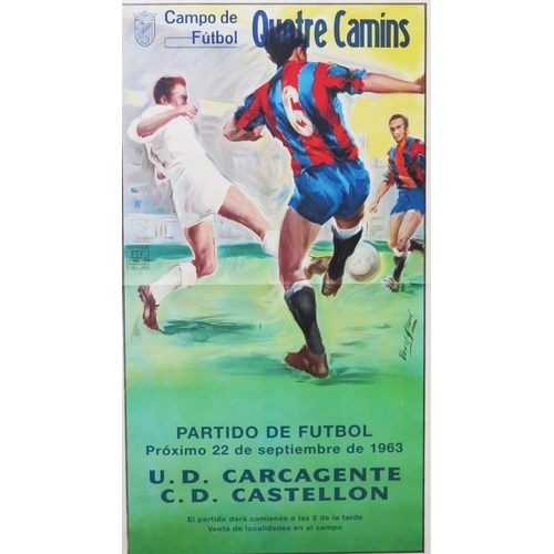 20A - A Spanish football poster 