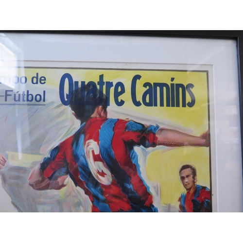 20A - A Spanish football poster 