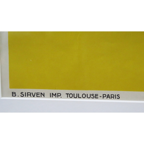 3B - After Raymond Ducatez, a  French rugby advertising poster 
