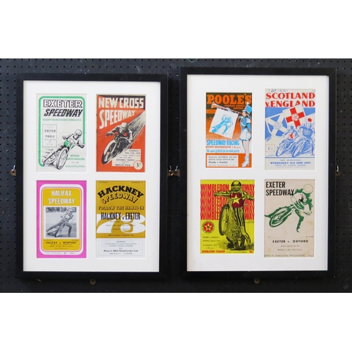 4 - Four various speedway programmes; Exeter Speedway 1973, New Cross Speedway 1939, Halifax Speedway 19... 