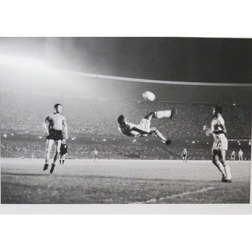 6A - Limited edition Signed Pele photographic print, 
