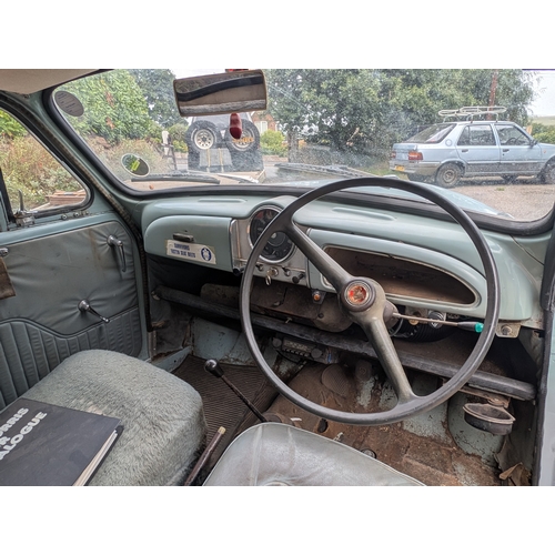 84A - 1966 Morris Minor 1000 2 Door KYA 258D, pale blue classic car, displaying 19,564 miles - car is runn... 
