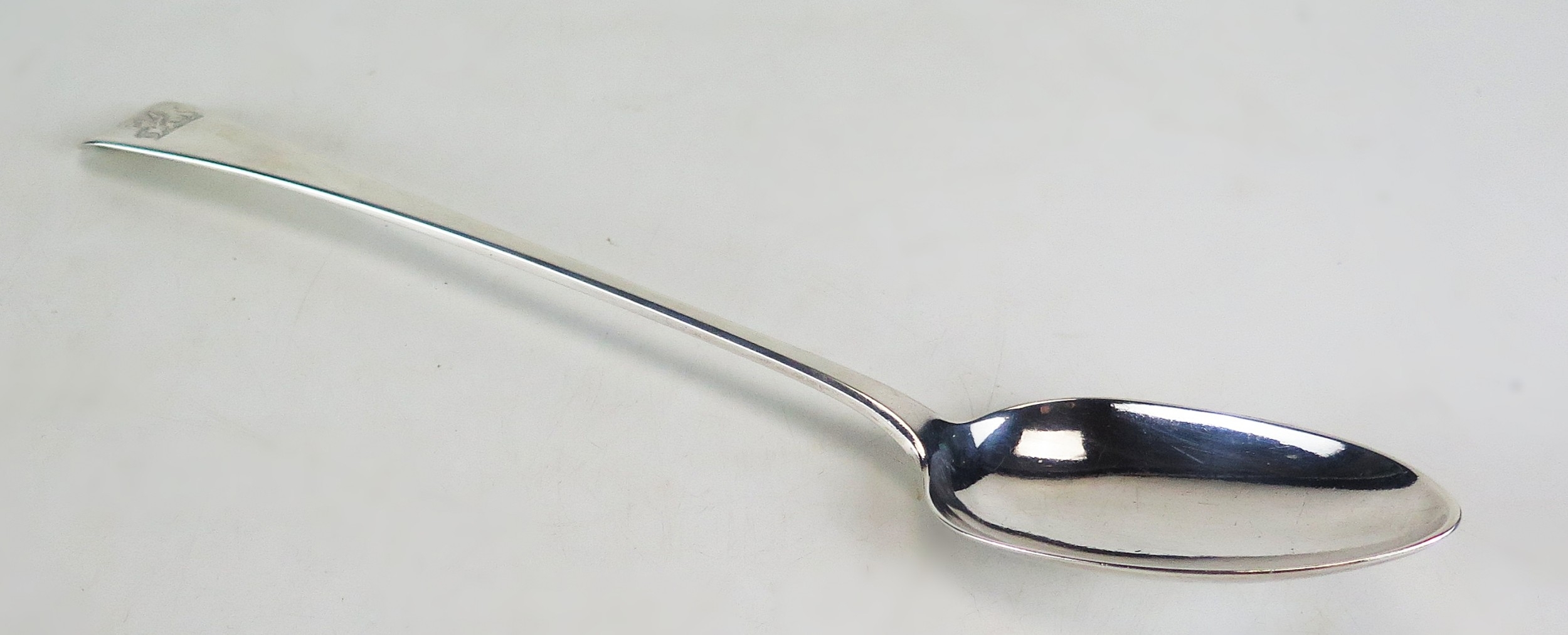 A George III silver serving spoon, maker Richard Crossley & George ...
