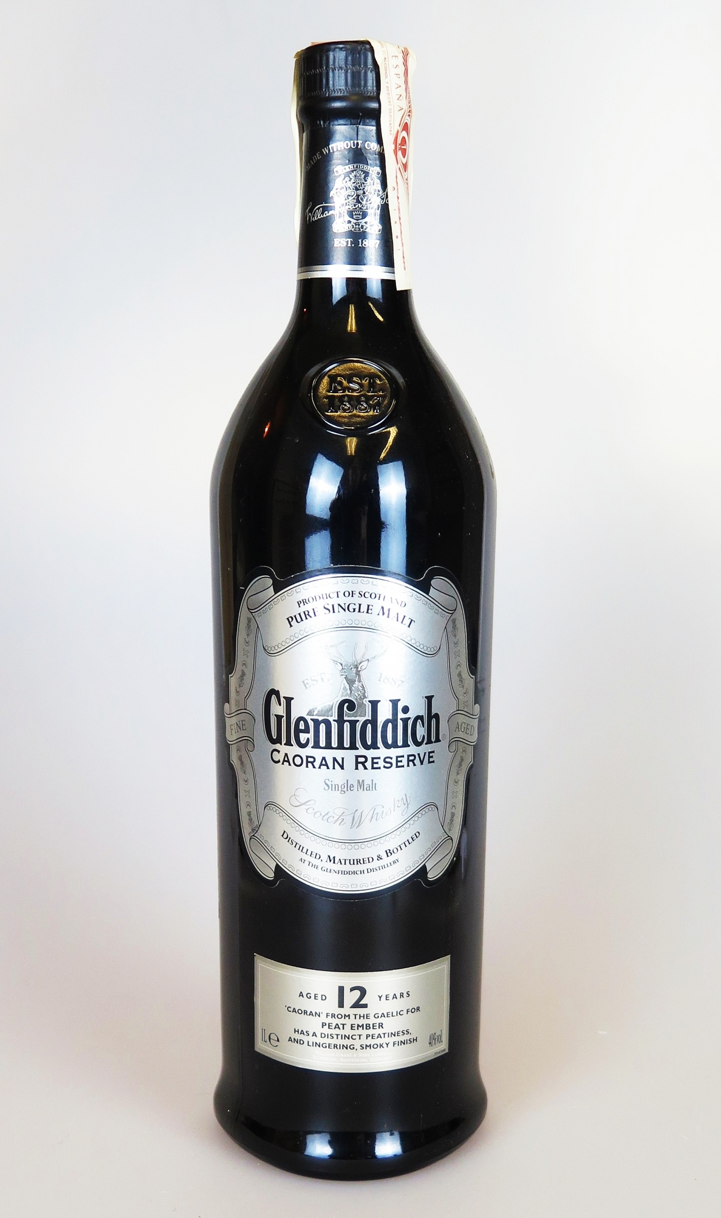 Glenfiddich Caoran Reserve Single Malt Scotch Whiskey (12 year old, 1 ...