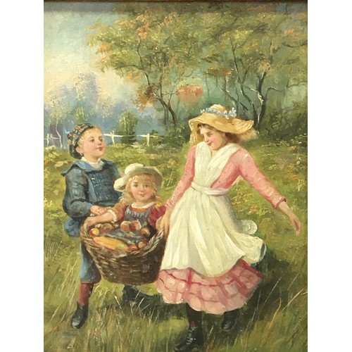 Early 20th Century Oil on Panel 