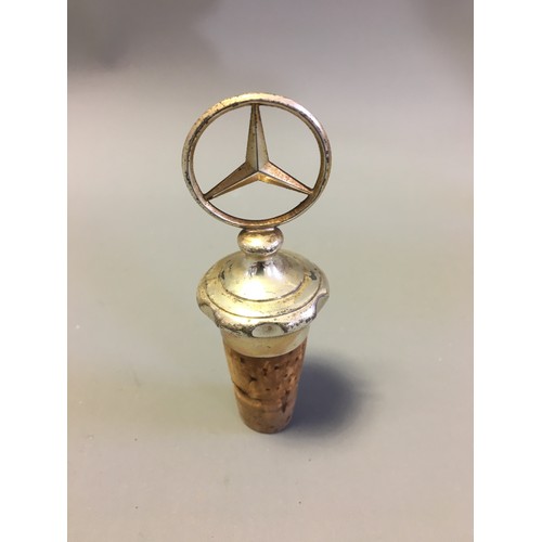 93 - Collection of Mercedes Presentation Merchandise. Cuff Links, Belt Buckle, Keyring etc