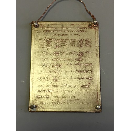 102 - Rolls Royce Ephemera - Tankard, Chassis Plate and Pen