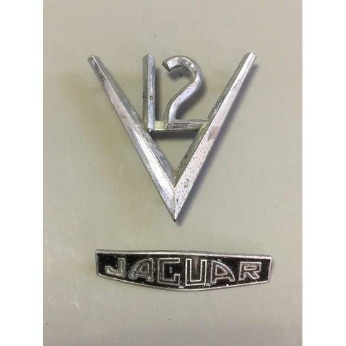 103 - Jaguar Car Badges - Vintage E-Type, XK150 etc