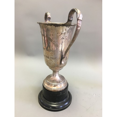 106 - Motoring Trophies x2 to include Porsche Tallest 33cm.