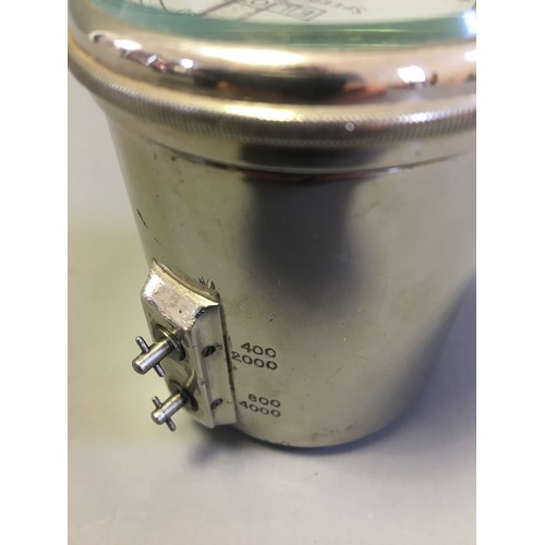 116 - Vintage Cased Elliot Brothers Speed indicator.