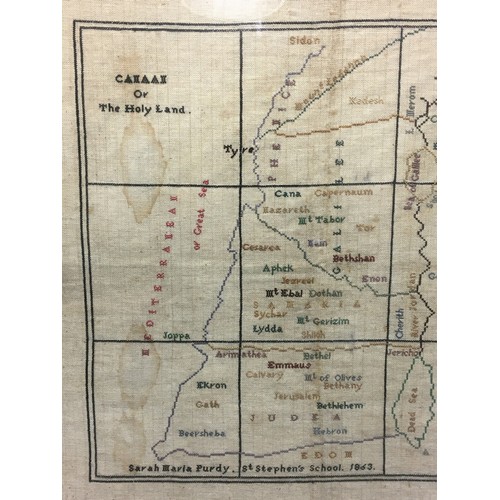 74 - 19th Century Unusual Sampler of the 