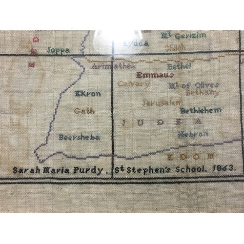 74 - 19th Century Unusual Sampler of the 