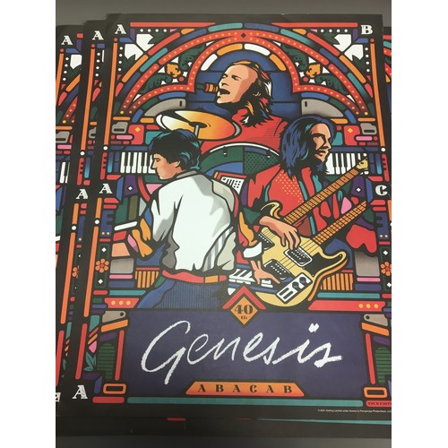84 - Genesis 40th Anniversary Set of Posters (Thick Paper/Card)H 61cm x W 45.5cm