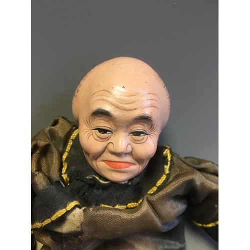 108 - Chinese Early 20th Century Pair of Ceramic and Cloth 