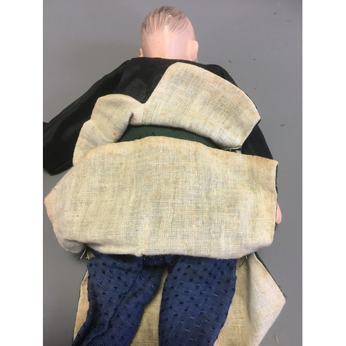 108 - Chinese Early 20th Century Pair of Ceramic and Cloth 