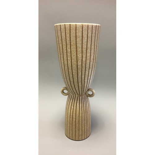 86 - Tokoname Hishoku Gama Mid Century Japanese Stoneware Vase.H 31.5cm