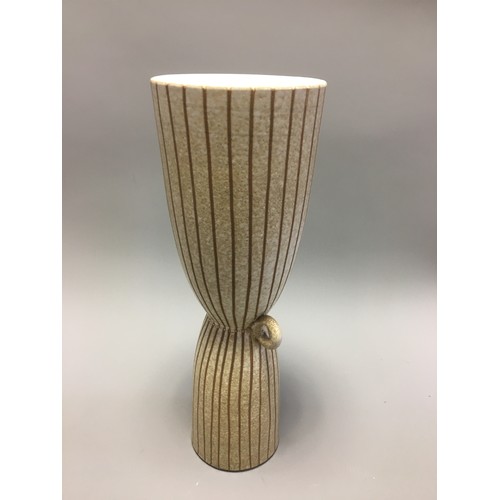 86 - Tokoname Hishoku Gama Mid Century Japanese Stoneware Vase.H 31.5cm