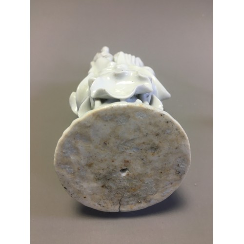 88 - Early 20th Century Chinese Guangxu Porcelain Figure Blanc De Chine Dehua Celadon Guanyin together wi... 