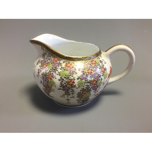 89 - Circa 1920's Japanese Satsuma Part Tea Service 21 Pieces to include the Tea Pot Gilt Design with Wis... 