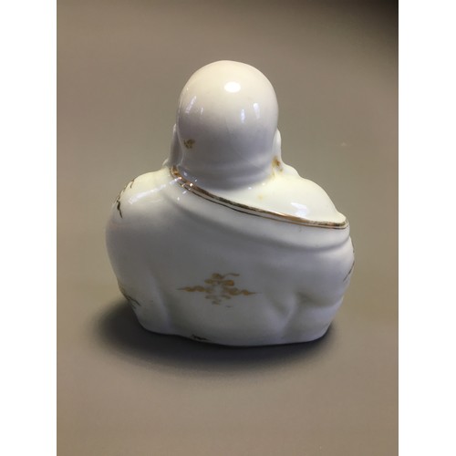 94 - 5 x Oriental Figures - A Seated well modeled Buddha, Immortals etc.