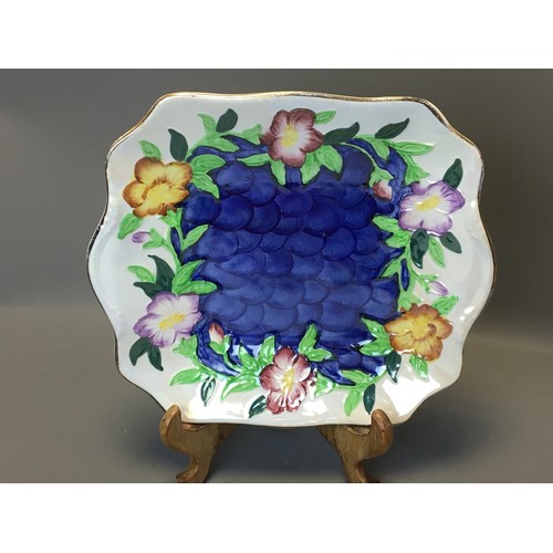 75 - 1930's Maling Pottery Lustre Ware Sandwich Plate.
